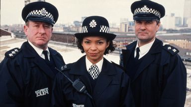 (From left) Ben Roberts as Chief Inspector Conway, Jane Wall as PC Worrell and Colin Tarrant as Inspector Monroe    